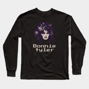 Bonnie tyler ||| 70s retro style Long Sleeve T-Shirt